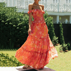 Floral Printed Maxi Dress