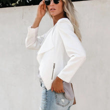 Load image into Gallery viewer, Lapel Long Sleeve Blazer Coat
