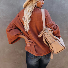 Load image into Gallery viewer, V-neck Lantern Sleeve Knit Top
