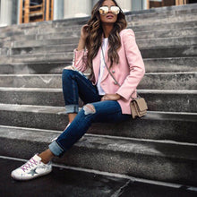 Load image into Gallery viewer, Classic V Neck Slim Fit Blazer Coat

