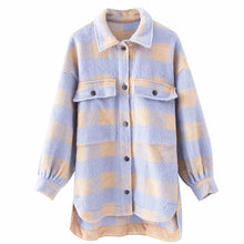 Load image into Gallery viewer, Long-sleeve Plaid Jacket
