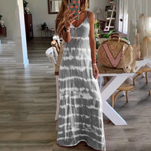 Load image into Gallery viewer, Casual Tie Dye Loose Fit Maxi Dress
