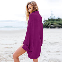Load image into Gallery viewer, Bat Sleeve Sweater Coat
