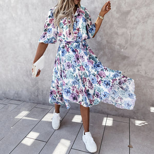 Fashion Floral Print Dress