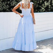 Load image into Gallery viewer, Elegant Stripe Printed Maxi Dress
