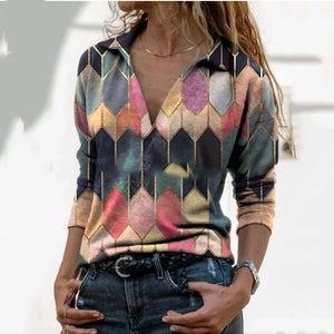 Casual V-Neck Top