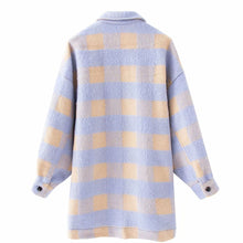 Load image into Gallery viewer, Long-sleeve Plaid Jacket
