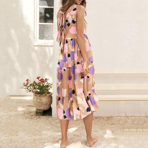 Fashion Printed Vacation Maxi Dress