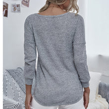 Load image into Gallery viewer, V-neck Sweater Women's Long-sleeved Top
