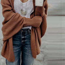 Load image into Gallery viewer, Bat Sleeve Sweater Coat
