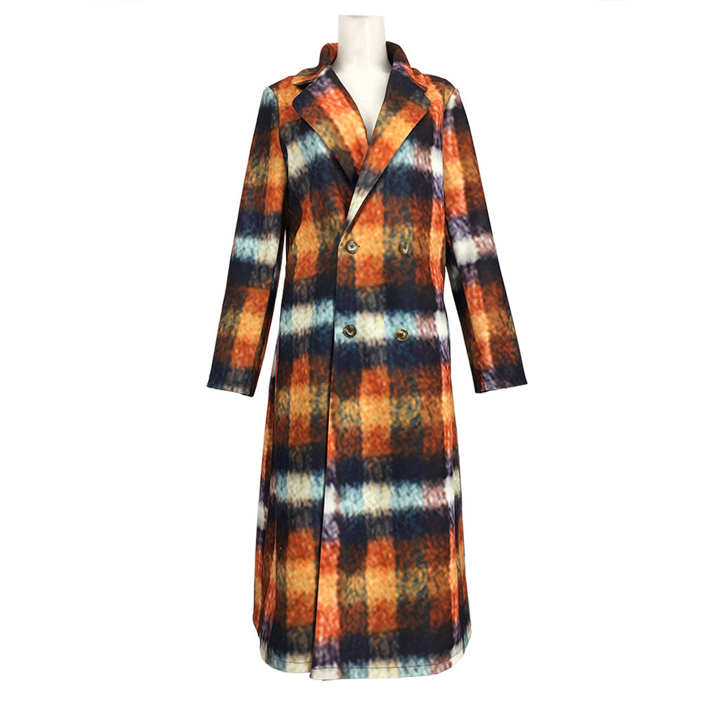 Fashion British Style Woolen Coat