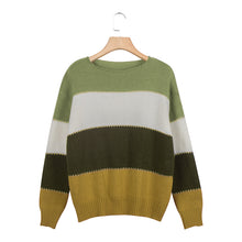 Load image into Gallery viewer, Round Neck Knitted Pullover Sweater
