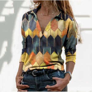 Casual V-Neck Top