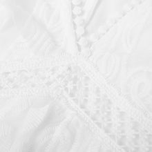 Load image into Gallery viewer, Vacation Style V-Neck Lace Maxi Dress
