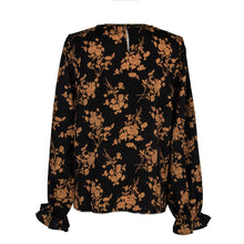 Load image into Gallery viewer, Crew Neck Printed Chiffon Top
