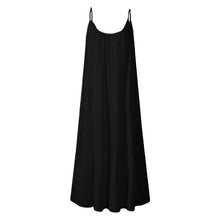 Load image into Gallery viewer, Solid Color Ruffled Sling Dress

