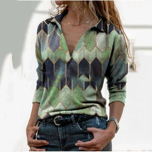 Casual V-Neck Top