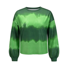 Load image into Gallery viewer, Round Neck Gradient Top T-shirt
