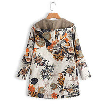 Load image into Gallery viewer, Flower Printed Warm Coat
