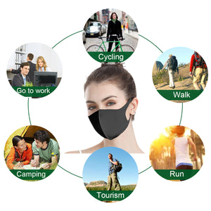 Cotton Mask, 10 pcs Washable Reusable Cloth Mask