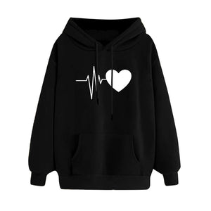 Cardiogram Love Printed Sweatshirt