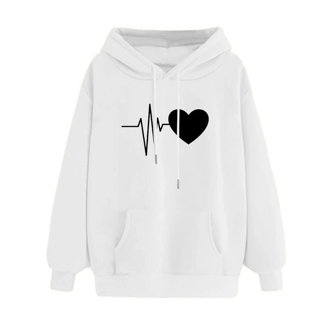 Cardiogram Love Printed Sweatshirt