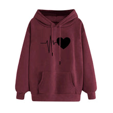 Load image into Gallery viewer, Cardiogram Love Printed Sweatshirt
