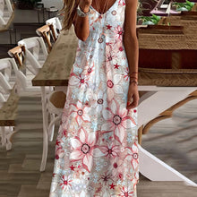 Load image into Gallery viewer, Sling Printed Big Swing Maxi Dress
