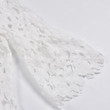Load image into Gallery viewer, Elegant Lace Round Neck Mini Dress
