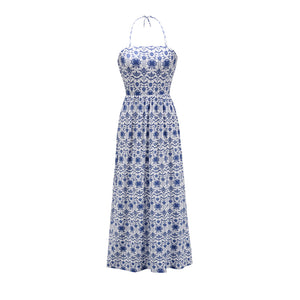 Summer Printed Slim Vacation Dress