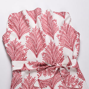 Fashion Printed Halter Mini Dress