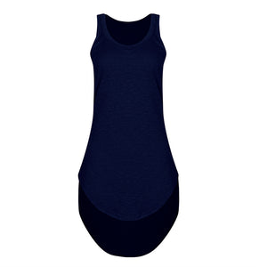 U Neck Sleeveless Racer Back Dress
