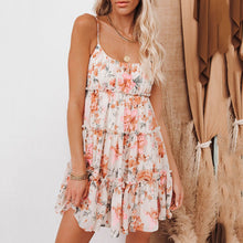 Load image into Gallery viewer, Casual Chiffon Floral Printed Mini Dress
