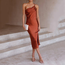 Load image into Gallery viewer, Slim Fit Fashion Back Straps Maxi Dress
