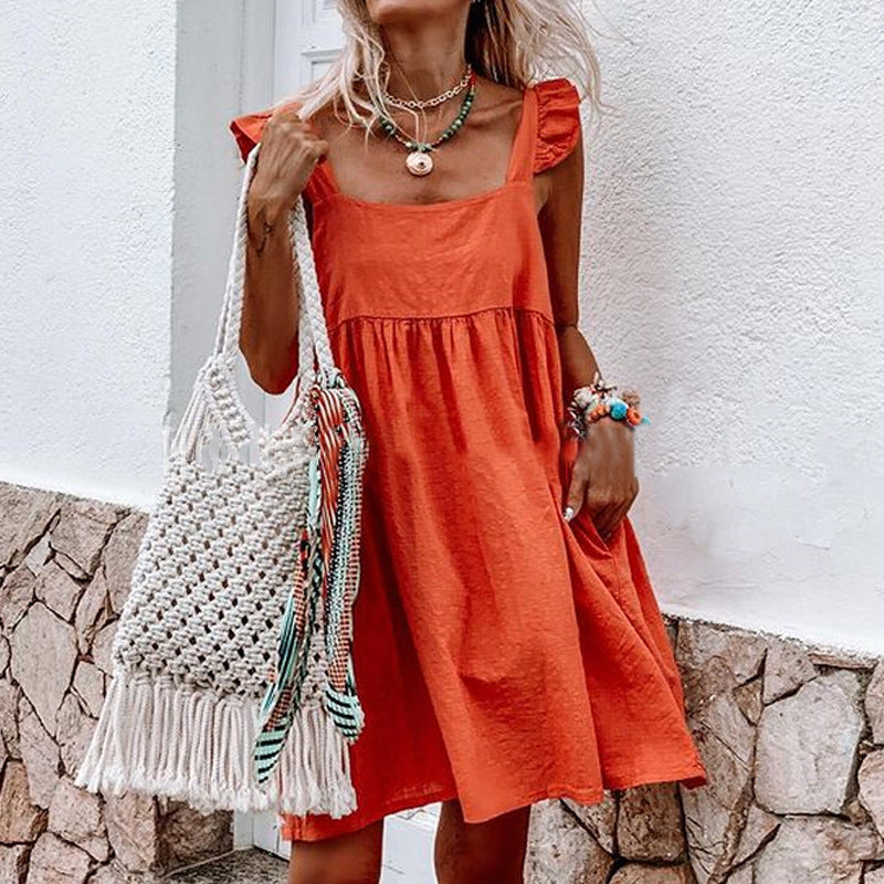 Loose Casual Plus Size Holiday Dress