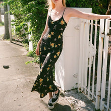 Load image into Gallery viewer, Floral Printed V-Neck Halter Sling Maxi Dress
