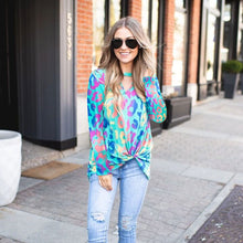 Load image into Gallery viewer, V-neck hollow long sleeve T-shirt
