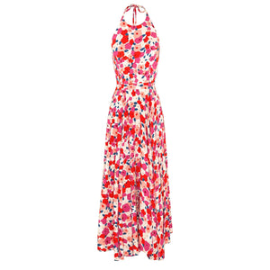 Printed Bohemian Vacation Maxi Dress