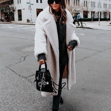 Load image into Gallery viewer, Fleece Lapel Buttoned Coat
