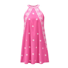 Load image into Gallery viewer, Halter Print Sleeveless Dress
