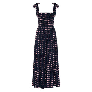 Elegant Sling Print Vacation Maxi Dress