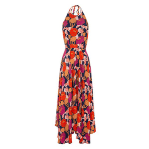 Printed Bohemian Vacation Maxi Dress